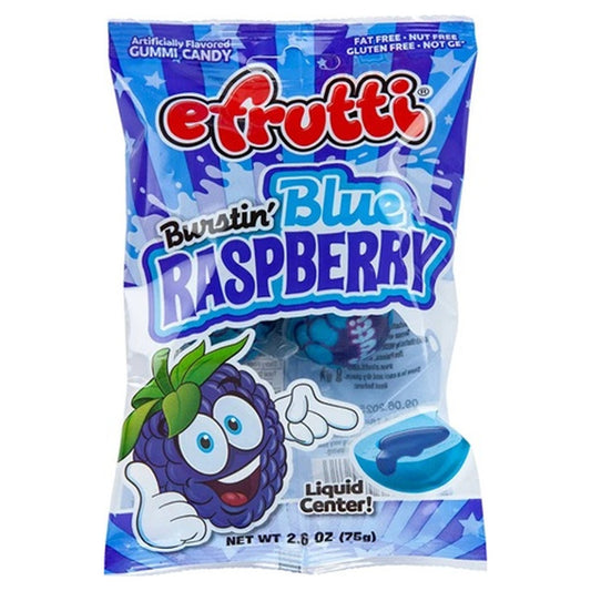 e.frutti Burstin' Blue Splash 2.6oz Peg Bag pack — full package