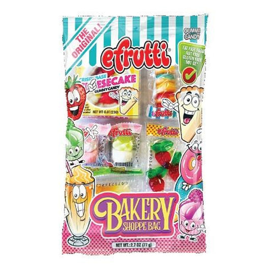 e.frutti Bakery Shoppe Gummy 2.7oz Peg Bag pack — full package