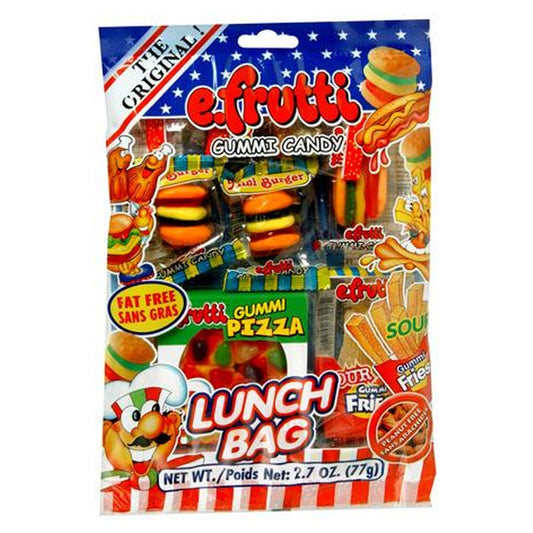 e.frutti Lunch Bag Gummy 2.7oz Peg Bag pack — full package