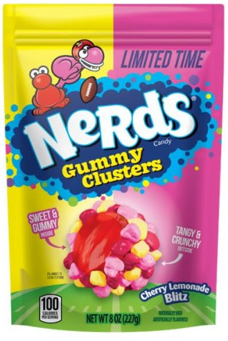 Nerds Gummy Clusters Cherry Lemonade Blitz 8oz Bags — pack