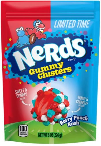 Nerds Gummy Clusters Berry Punch Rush 8oz Bags — pack