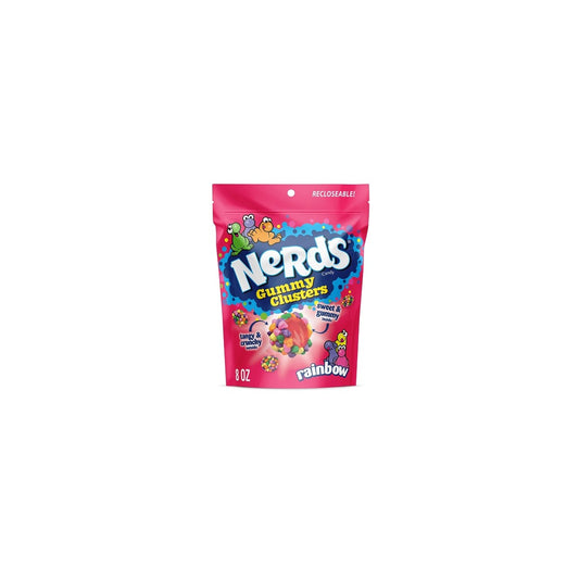 Nerds Gummy Clusters Rainbow 8oz pack — full package
