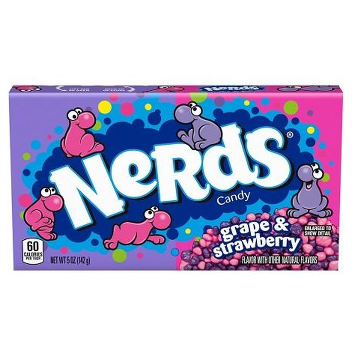 Nerds Grape Strawberry 5oz Theater Box pack — full package