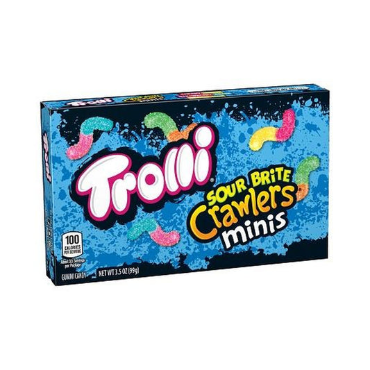 Trolli Sour Brite Crawlers 3.5oz Theater Box pack — full package