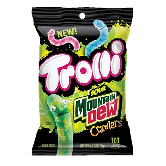 Trolli Sour Mountain Dew 6.3oz Bag pack — full package