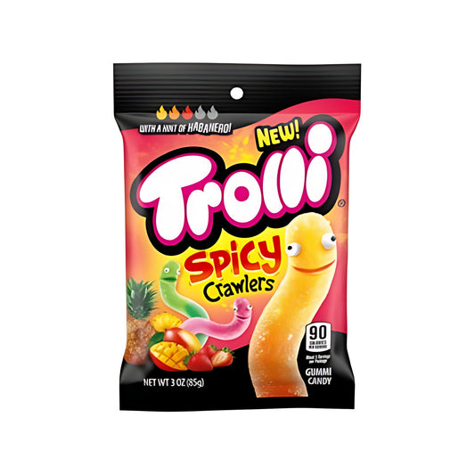 Trolli Spicy Crawlers 3oz pack — full package