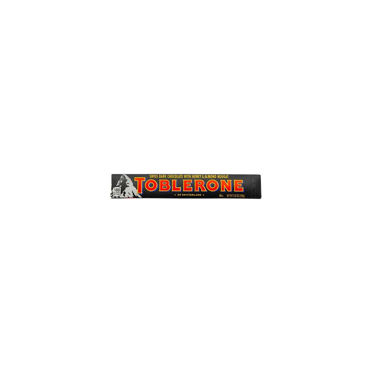 Toblerone Dark Chocolate 3.52oz pack — full package