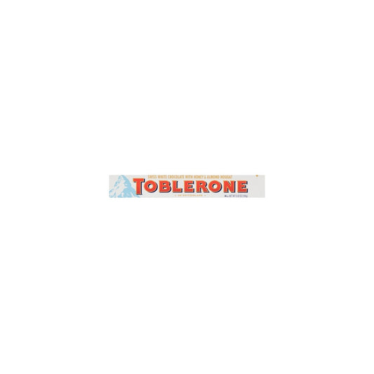 Toblerone White Chocolate 3.52oz pack — full package