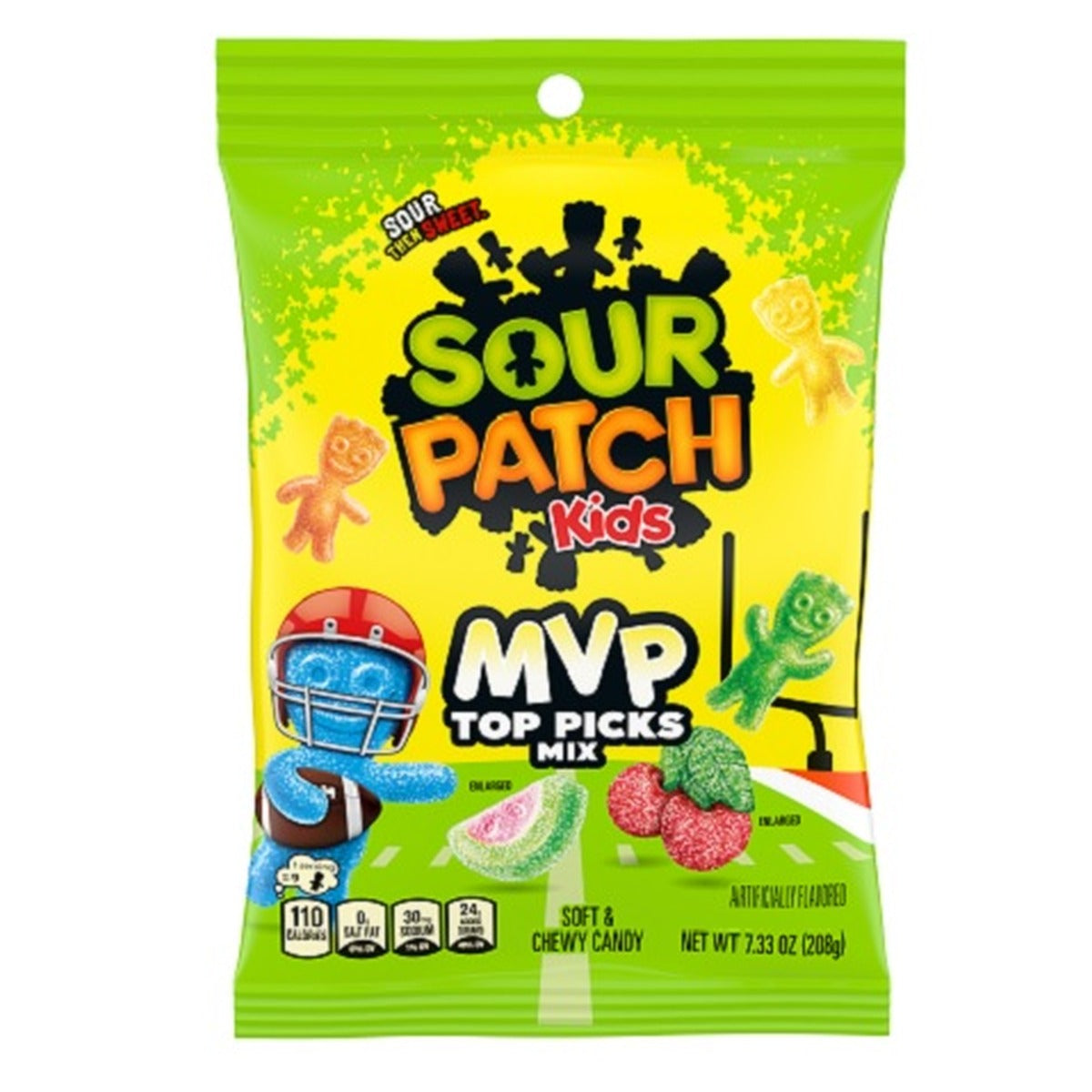 Sour Patch Kids MVP Mix Limited Edition 7.33oz Peg Bag pack — full package
