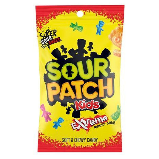 Sour Patch Kids Extreme 7.2oz Peg Bag pack — full package