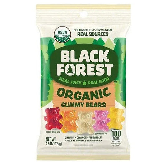 Black Forest Gummy Bears 4.5oz Peg Bag pack — full package