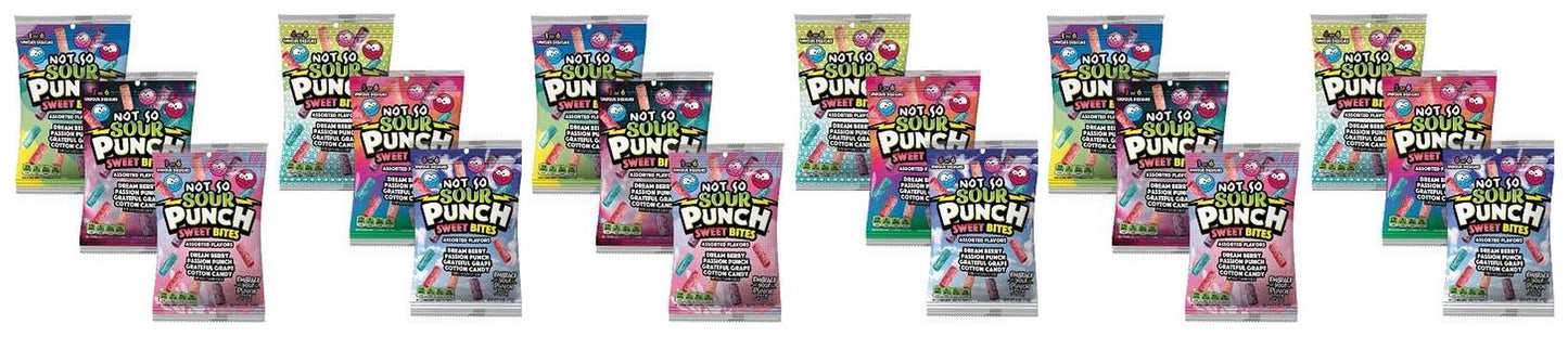 Sour Punch Not So Sour Sweet Bites 5oz Peg Bags — 3-Pack