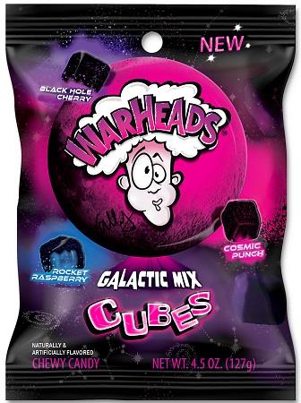 Warheads Galactic Cubes 4.5oz Peg Bags — pack