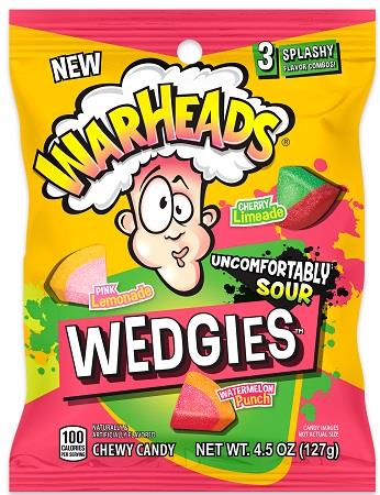 Warheads Wedgies 4.5oz Peg Bags — Case of 12 — Capital pack shot