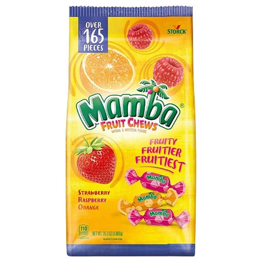 Mamba Fruit Chews 10¢ 35.5oz Bag — full package