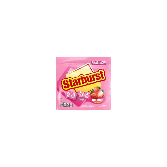 Starburst All Pink Fruit Chews 15.6oz pack — full package