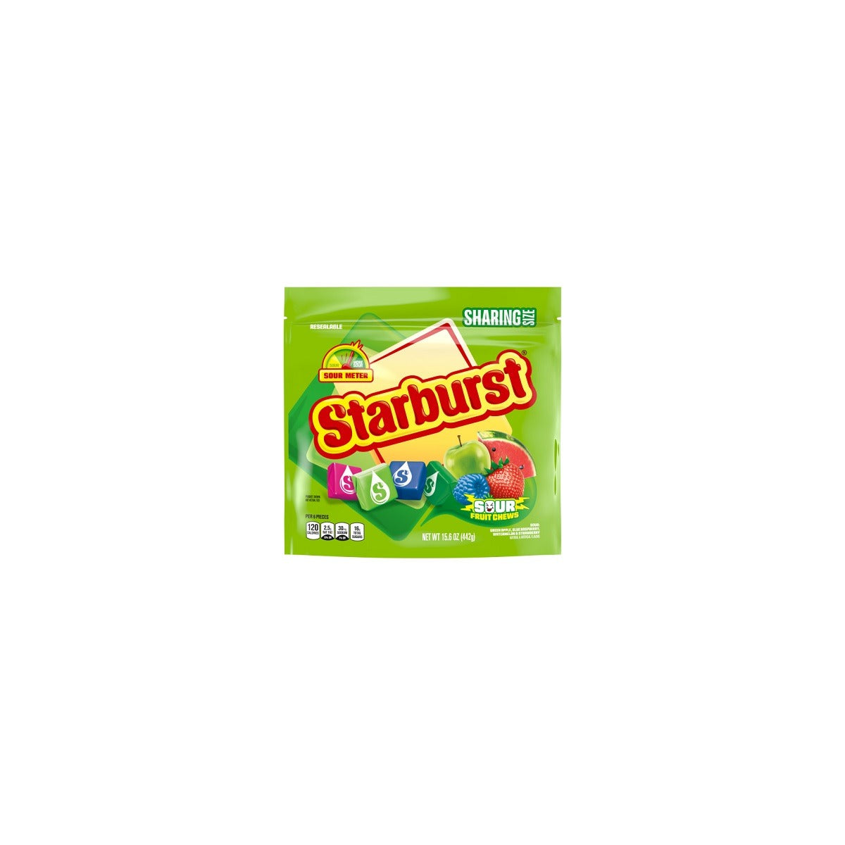 Starburst Sour Fruit Chews 15.6oz pack — full package