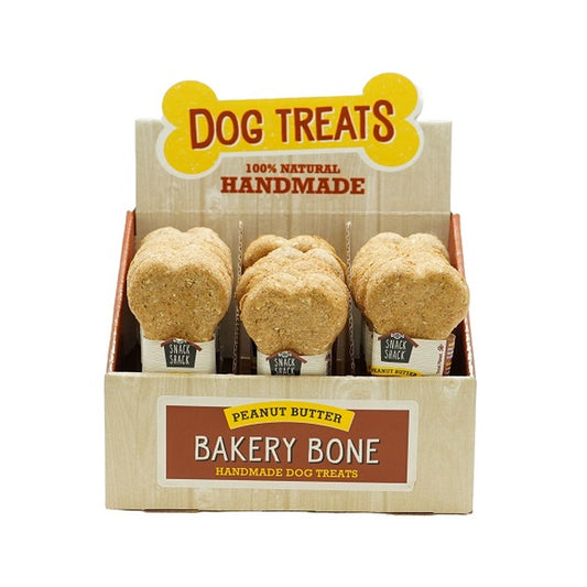 Snack Shack Peanut Butter Bakery Bone 1oz 24ct pack — full package