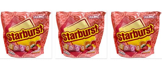 Starburst Fruit Cremes 15.6oz Sharing Bag 3-Pack — three single packs