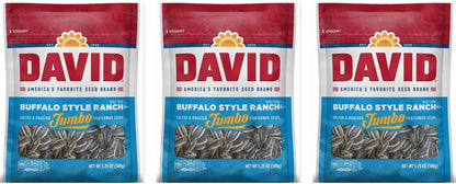 David Jumbo Buffalo Style Ranch Seeds 5.25oz 3-Pack — three single bags