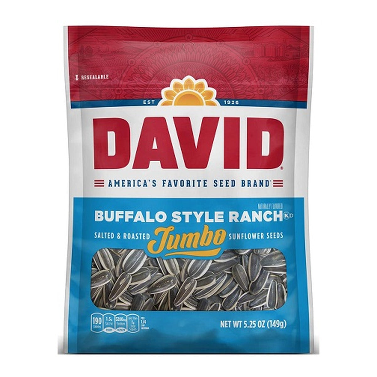 David Jumbo Buffalo Style Ranch Seeds 5.25oz — full package