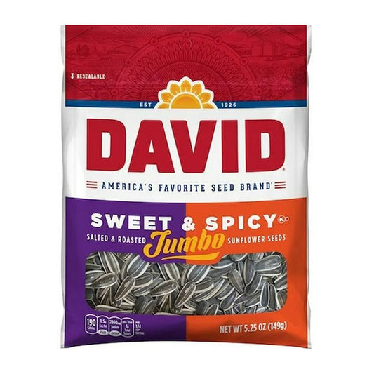 David Jumbo Sweet & Spicy Seeds 5.25oz — full package