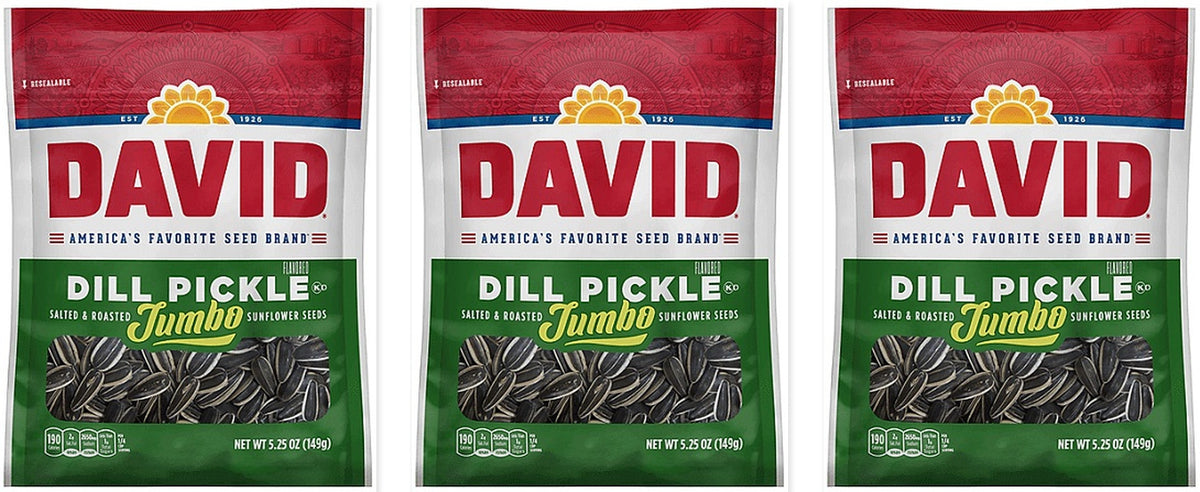 David Dill Pickle Seeds 5.25oz 3-Pack — three single bags
