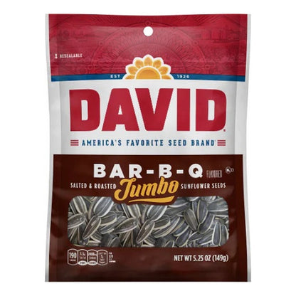 David BBQ Roasted & Salted Seeds 5.25oz — full package
