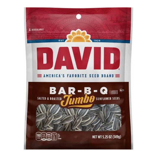 David BBQ Roasted & Salted Seeds 5.25oz — full package