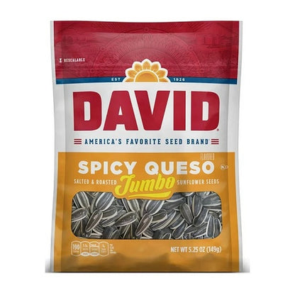 David Jumbo Spicy Queso Seeds 5.25oz — full package