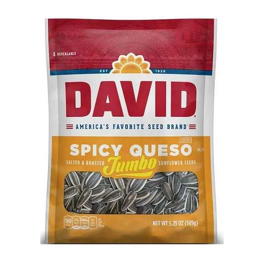 David Jumbo Spicy Queso Seeds 5.25oz — full package
