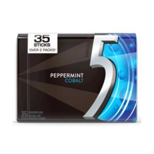 5 Gum Peppermint Cobalt Sugar-Free 35-Stick Packs