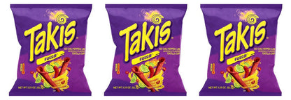 Takis Fuego Rolled Tortilla Chips 3.25oz Bags — 3-Pack