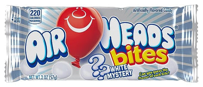 Airheads Candy White Mystery Bites 18 Count (Pack of 1)