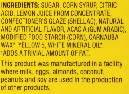 Lemonhead Hard Lemon Candy, 5 Ounce Movie Theater Candy Box (Pack of 12)