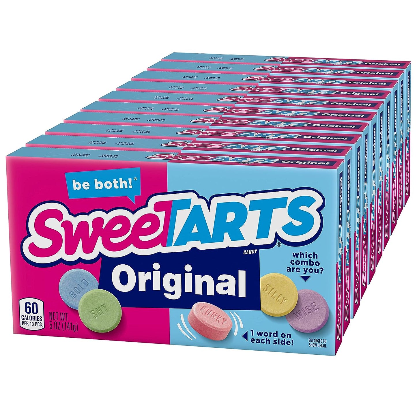 SweeTARTS Original Theater Box, Summer Candy, 5 Ounce, Pack of 10