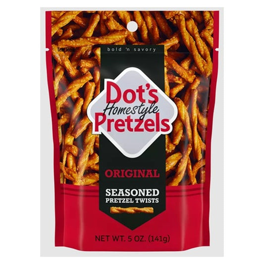 Dot's Homestyle Pretzels Twists Original 5oz 10ct pack — full package
