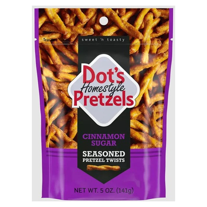 Dot's Homestyle Pretzels Twists Cinnamon Sugar 5oz 10ct
