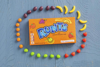 Runts Fruit Flavored Hard Candy, 5 Ounce Movie Theater Box (Pack of 12)
