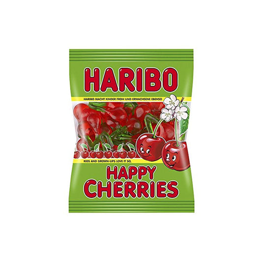 Haribo Happy Cherries 5oz Peg Bag pack — full package