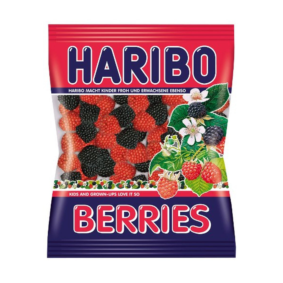 Haribo Berries 5oz Peg Bag pack — full package