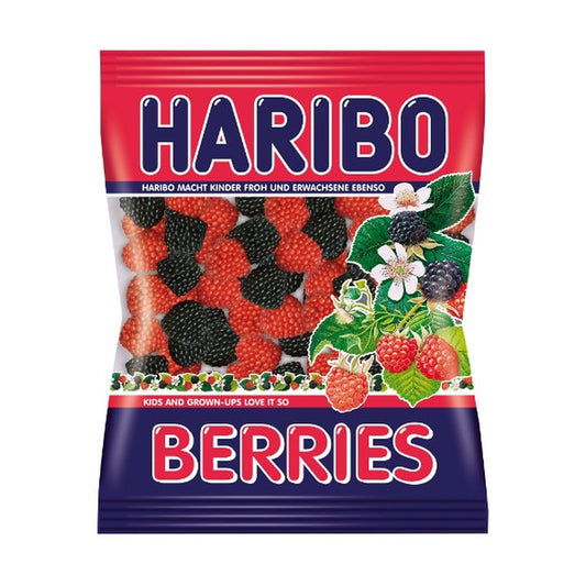 Haribo Berries 5oz Peg Bag pack — full package