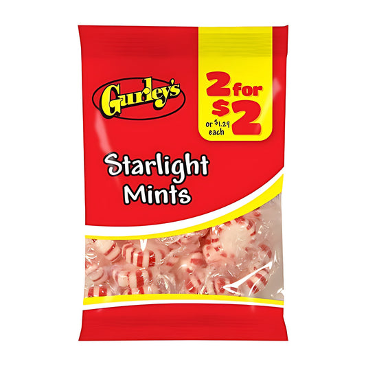 Gurley's Starlight Mints 3.25oz pack — full package