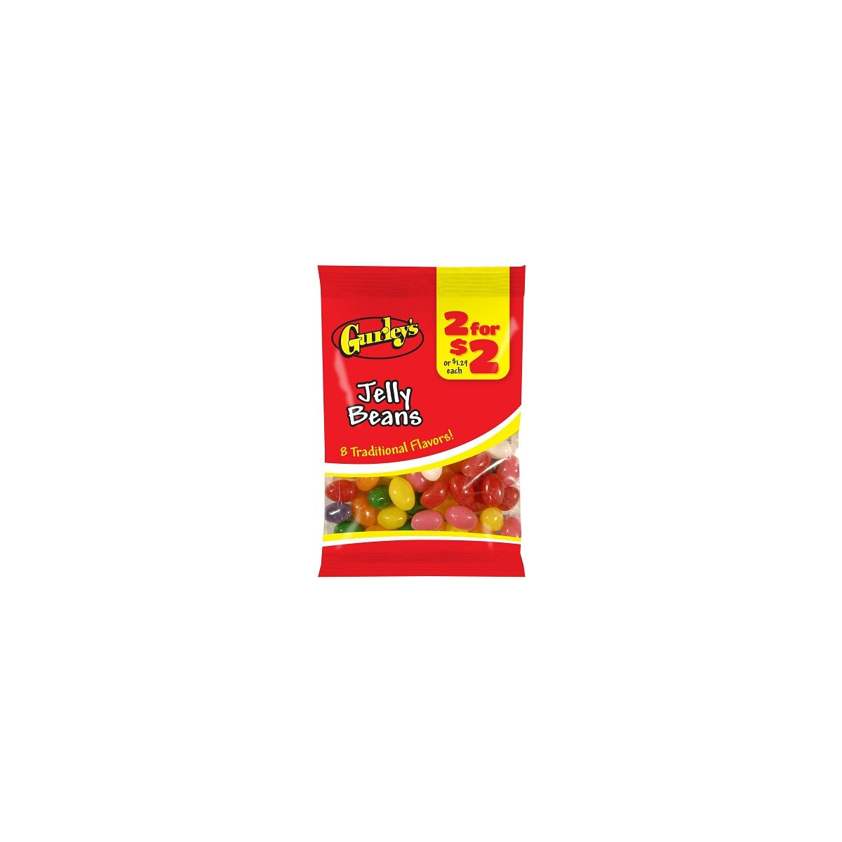 Gurley's Jelly Beans 2.5oz pack — full package