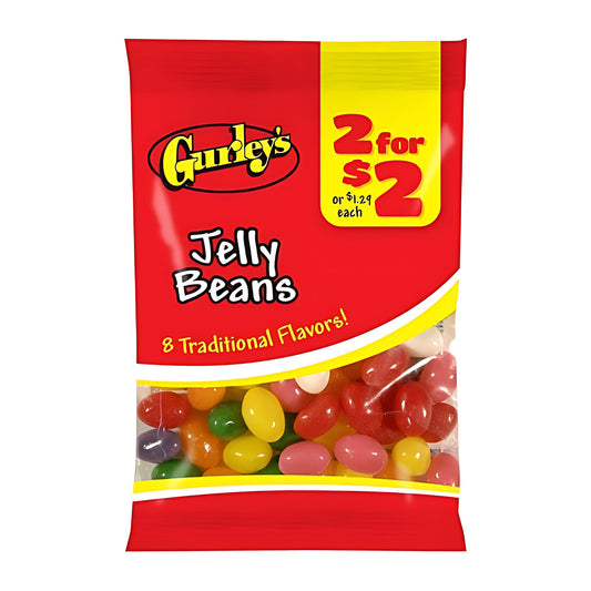 Gurley's Jelly Beans 2.5oz pack — full package