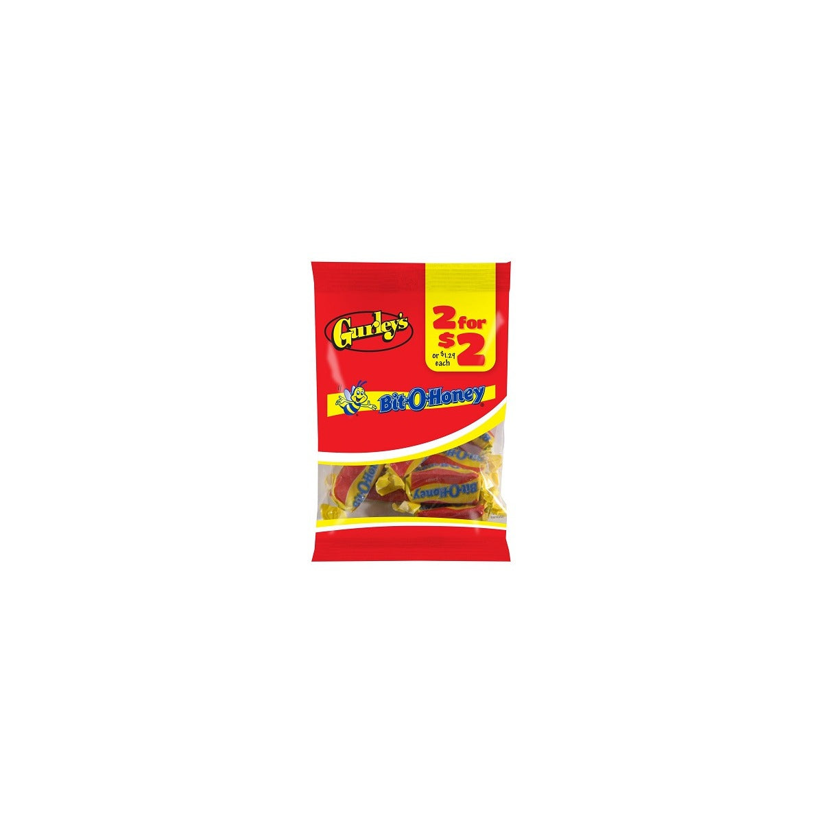 Gurley's Bit-O-Honey 1.25oz pack — full package