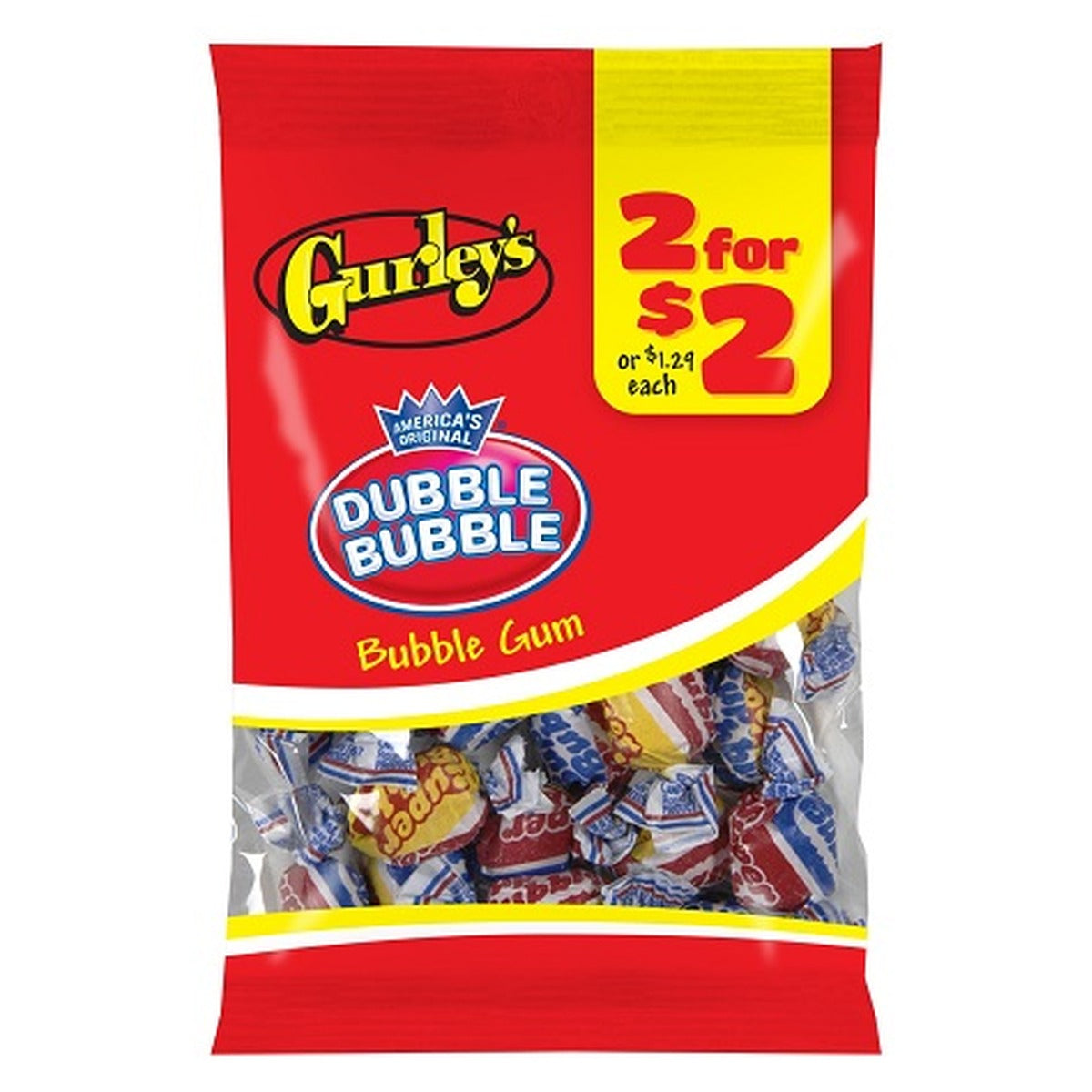 Gurley's Bubble Gum 2.25oz — full package