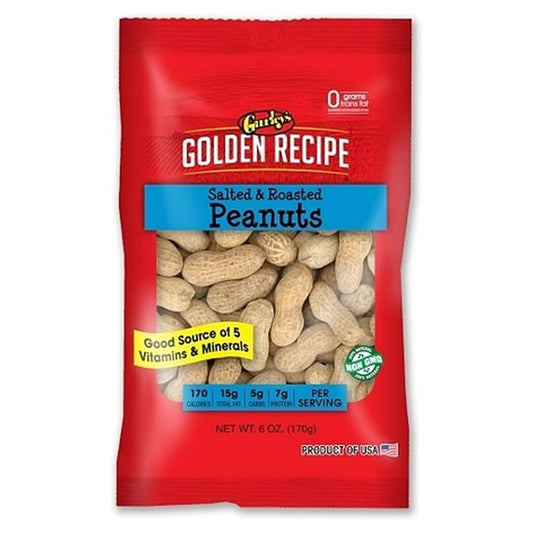Gurley's Peanuts In Shell Salted Roasted 6oz 12ct pack — full package