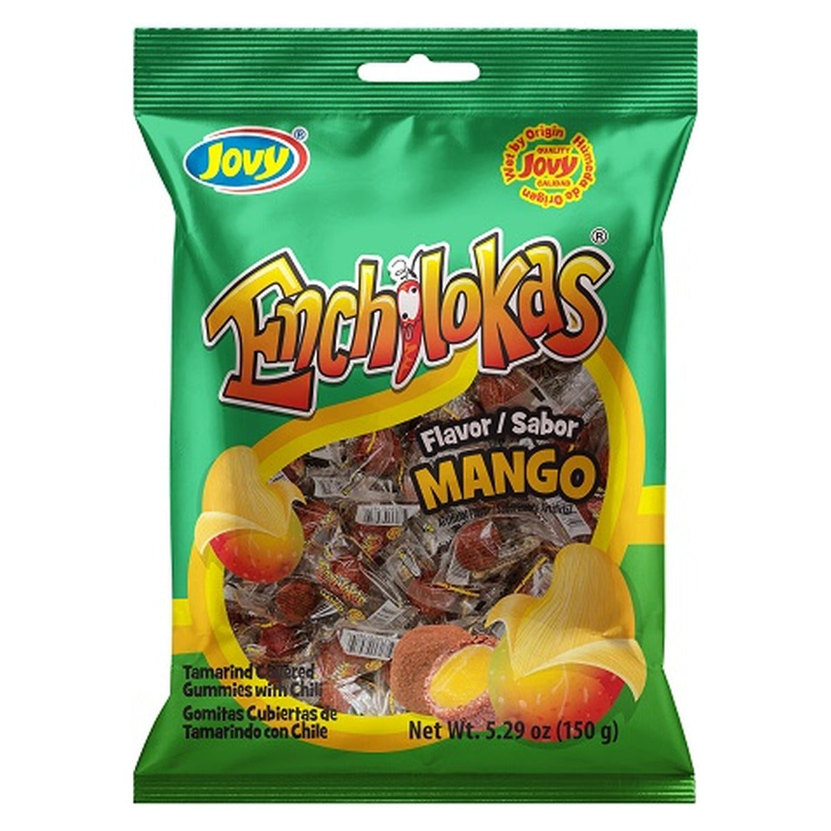 Jovy Enchilokas Mango 5.29oz pack — full package