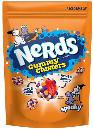 Nerds Gummy Clusters Spooky 8oz Bags — pack